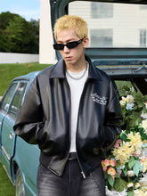 Vintage Pearl Embroidery Leather Jacket - COPPING THREADS - Harsh and Cruel